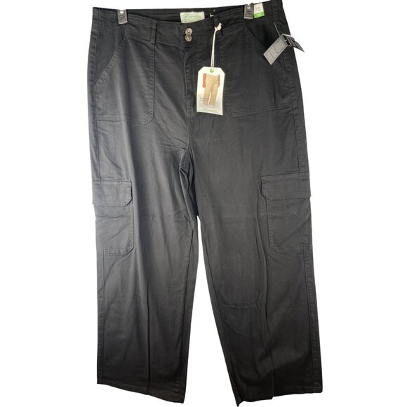 Regeneration By Celebrity Pink Pants - RE generation By Celebrity Pink Womens Size 18 High-Rise  RELAXED Cargo Pants Bl